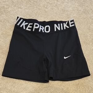 Nike Women's Black Pro Athletic Shorts